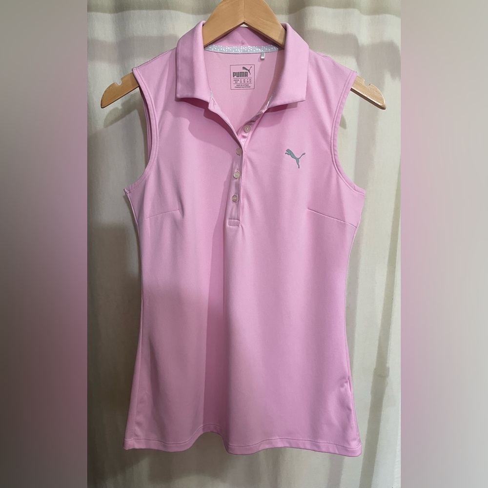 Puma Sleeveless Golf Polo Top